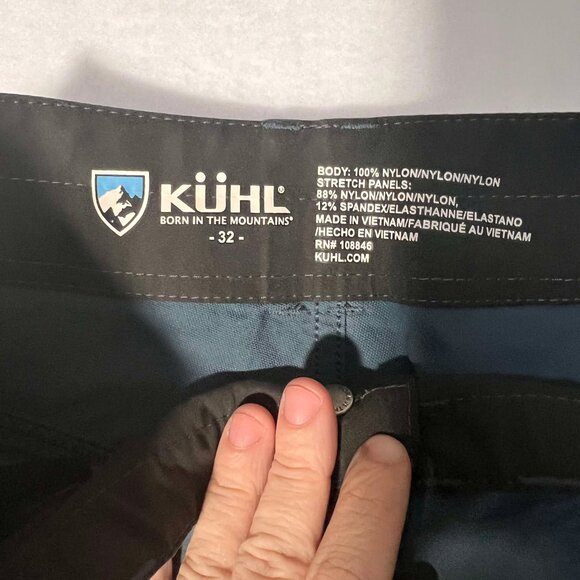 Kuhl Silencr Kargo Shorts Men's 32 Gray Blue Outdoor Adventure Hiking Adult - Picture 4 of 10